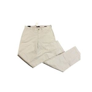 NWT J. Crew Mercantile Flex Chino Cotton Straight Leg Khaki Twill Pants 32x34